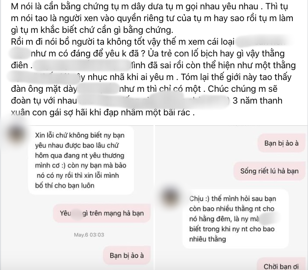 'Bóc phốt' bạn trai 'léng phéng' cực gắt: Từ manh mối và danh tính bất ngờ của người truyền tin, cô gái quyết liệt vạch mặt anh bạn trai tráo trở 'Bóc phốt' bạn trai 'léng phéng' cực gắt: Từ manh mối và danh tính bất ngờ của người truyền tin, cô gái quyết liệt vạch mặt anh bạn trai tráo trở