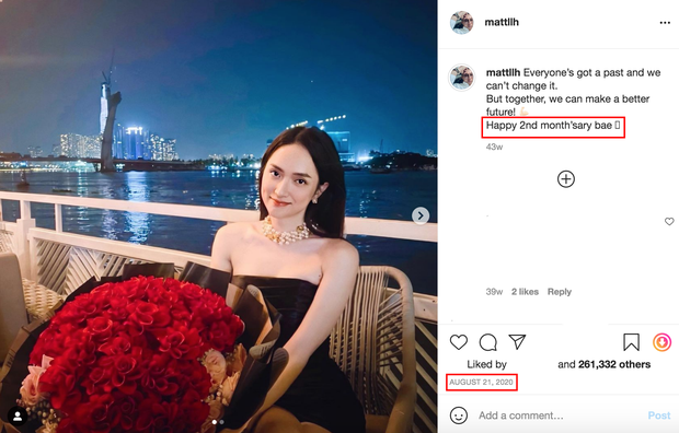 Matt Liu đột ngột có động thái hé lộ tình trạng mối quan hệ với Hương Giang ở hiện tại - 2 Matt Liu đột ngột có động thái hé lộ tình trạng mối quan hệ với Hương Giang ở hiện tại - 2