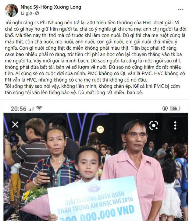 Nhạc sĩ hit Lỡ Duyên bất ngờ tố bị Phi Nhung uy hiếp, doạ đưa ra toà và lên hẳn sóng truyền hình? - 2 Nhạc sĩ hit Lỡ Duyên bất ngờ tố bị Phi Nhung uy hiếp, doạ đưa ra toà và lên hẳn sóng truyền hình? - 2