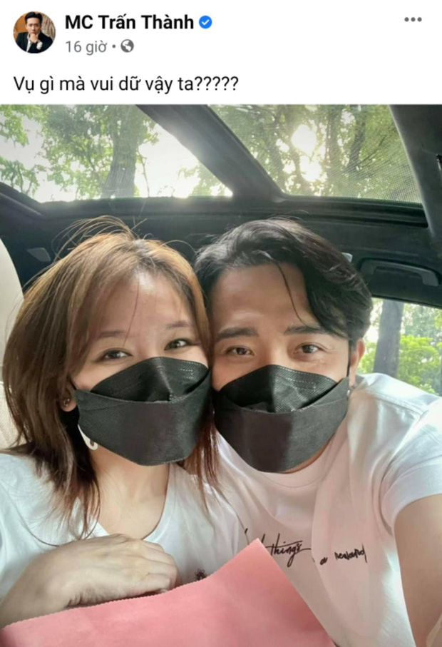 Trấn Thành ẩn ý có tin vui, Hari Won đăng status làm rõ luôn tin đồn mang thai? - 1 Trấn Thành ẩn ý có tin vui, Hari Won đăng status làm rõ luôn tin đồn mang thai? - 1
