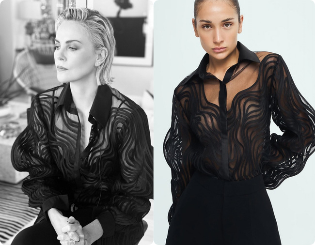 Mỹ nhân 'Fast & Furious' Charlize Theron diện sơ mi xuyên thấu của NTK Công Trí xuất hiện trên talk show nổi tiếng - 3 Mỹ nhân 'Fast & Furious' Charlize Theron diện sơ mi xuyên thấu của NTK Công Trí xuất hiện trên talk show nổi tiếng - 3