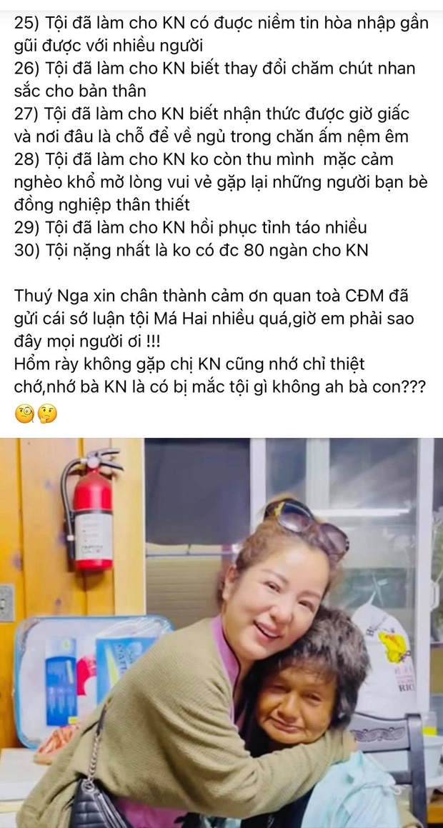 Bị cảnh sát Mỹ mời lên làm việc, Thuý Nga tự liệt kê phạm 30 'tội' với Kim Ngân, nhưng nghe mà xúc động mạnh! - 1 Bị cảnh sát Mỹ mời lên làm việc, Thuý Nga tự liệt kê phạm 30 'tội' với Kim Ngân, nhưng nghe mà xúc động mạnh! - 1