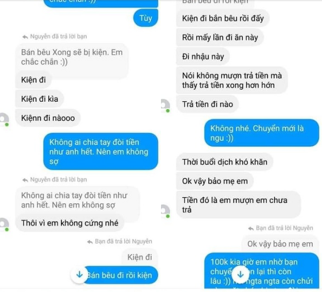 Chia tay xong, thanh niên đòi bạn gái tiền đi nhà nghỉ, mua bao cao su, gây áp lực bằng video 'giường chiếu' để tình cũ hết đường lấy chồng! - 1 Chia tay xong, thanh niên đòi bạn gái tiền đi nhà nghỉ, mua bao cao su, gây áp lực bằng video 'giường chiếu' để tình cũ hết đường lấy chồng! - 1