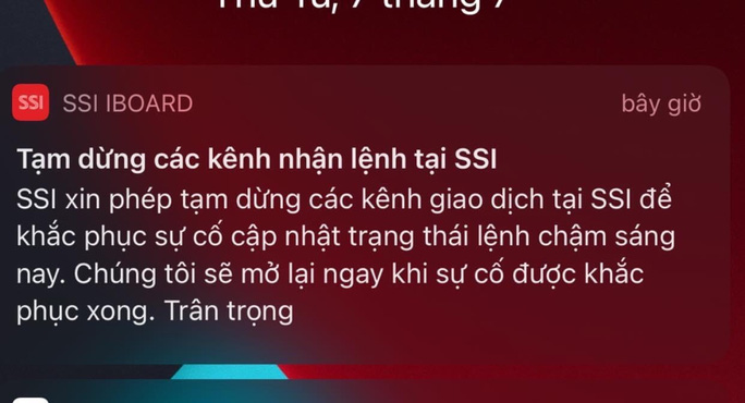 Hệ thống một số công ty chứng khoán bị lỗi, nhà đầu tư lại 'ngồi trên lửa' - 1 Hệ thống một số công ty chứng khoán bị lỗi, nhà đầu tư lại 'ngồi trên lửa' - 1