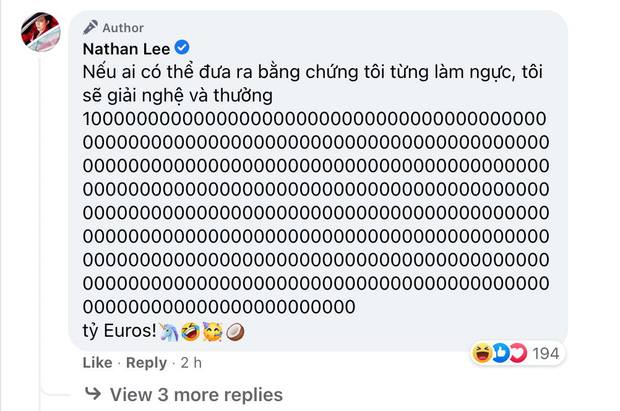Bị Cao Thái Sơn nói 'ngực đầy silicon', Nathan Lee đá xéo cực gắt, chế lại phát ngôn 10 năm trước của đàn em - 1 Bị Cao Thái Sơn nói 'ngực đầy silicon', Nathan Lee đá xéo cực gắt, chế lại phát ngôn 10 năm trước của đàn em - 1