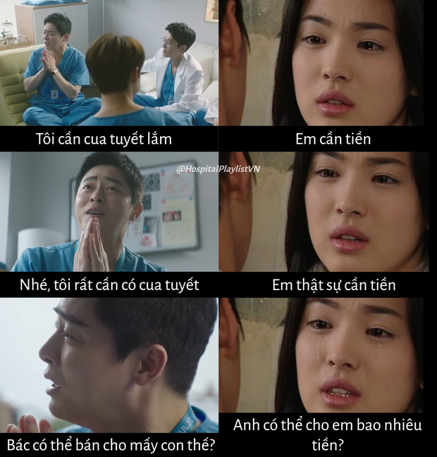 Hai chúa hề Hospital Playlist bị Song Hye Kyo - Won Bin 'nhập', ăn cua tuyết thôi mà tưởng Trái Tim Mùa Thu ùa về! Hai chúa hề Hospital Playlist bị Song Hye Kyo - Won Bin 'nhập', ăn cua tuyết thôi mà tưởng Trái Tim Mùa Thu ùa về!