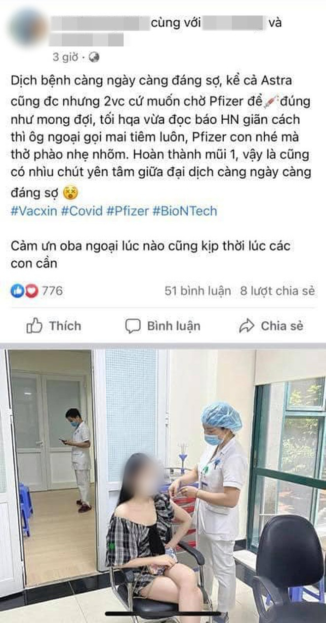 Vụ khoe được tiêm vaccine Covid-19 nhờ 'ông ngoại': Xác minh Hoa khôi đưa tin sai sự thật - 1 Vụ khoe được tiêm vaccine Covid-19 nhờ 'ông ngoại': Xác minh Hoa khôi đưa tin sai sự thật - 1