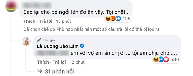 Lê Dương Bảo Lâm hứng nguyên rổ 'gạch' từ netizen vì để con gái ngồi lên thực phẩm chụp ảnh, lời giải thích có hợp lý? - 1 Lê Dương Bảo Lâm hứng nguyên rổ 'gạch' từ netizen vì để con gái ngồi lên thực phẩm chụp ảnh, lời giải thích có hợp lý? - 1