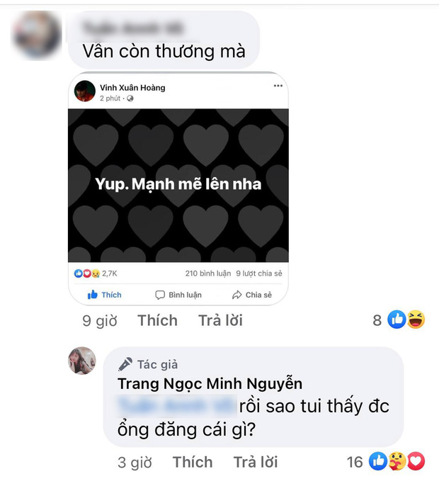 Lương Minh Trang lại bị Vinh Râu chặn Facebook và giờ... block cả số điện thoại? Lương Minh Trang lại bị Vinh Râu chặn Facebook và giờ... block cả số điện thoại?