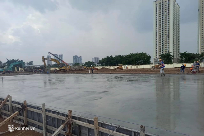Ảnh: Hà Nội thần tốc xây dựng bệnh viện dã chiến điều trị bệnh nhân COVID-19 - 8 Ảnh: Hà Nội thần tốc xây dựng bệnh viện dã chiến điều trị bệnh nhân COVID-19 - 8