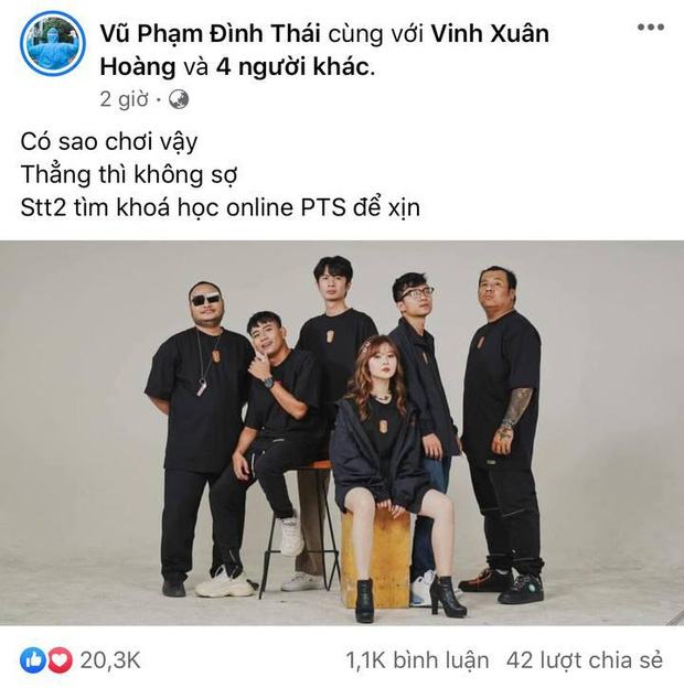 Anh em chí cốt của Vinh Râu ngầm lên tiếng, khi bị tố hùa nhau tấn công Lương Minh Trang sau tuyên bố ly hôn? - 1 Anh em chí cốt của Vinh Râu ngầm lên tiếng, khi bị tố hùa nhau tấn công Lương Minh Trang sau tuyên bố ly hôn? - 1