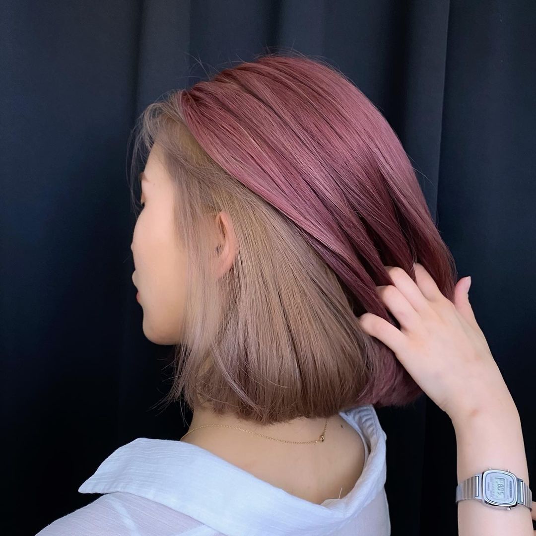 Kiểu tóc nhuộm nửa đầu nhìn không hề 'hư hỏng': Ghim ngay để hết dịch là đặt lịch làm tóc - 6 Kiểu tóc nhuộm nửa đầu nhìn không hề 'hư hỏng': Ghim ngay để hết dịch là đặt lịch làm tóc - 6