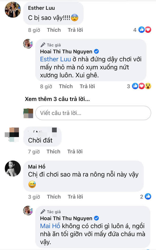 Hoa hậu Thu Hoài gặp chấn thương nghiêm trọng ở Mỹ, Hari Won - Mai Hồ cùng dàn sao Việt đồng loạt lo lắng hỏi thăm - 1 Hoa hậu Thu Hoài gặp chấn thương nghiêm trọng ở Mỹ, Hari Won - Mai Hồ cùng dàn sao Việt đồng loạt lo lắng hỏi thăm - 1