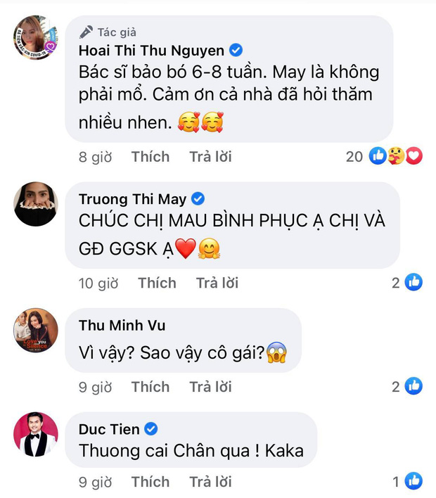 Hoa hậu Thu Hoài gặp chấn thương nghiêm trọng ở Mỹ, Hari Won - Mai Hồ cùng dàn sao Việt đồng loạt lo lắng hỏi thăm - 2 Hoa hậu Thu Hoài gặp chấn thương nghiêm trọng ở Mỹ, Hari Won - Mai Hồ cùng dàn sao Việt đồng loạt lo lắng hỏi thăm - 2