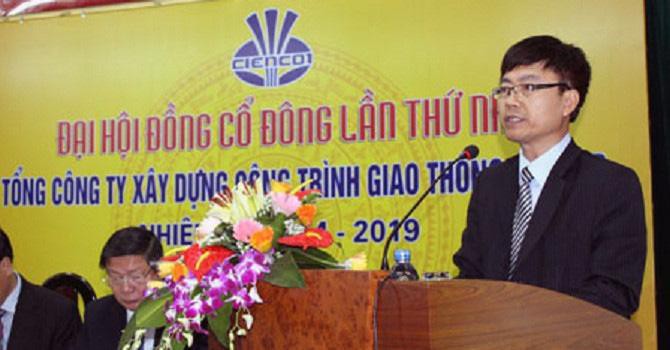 Bắt nguyên Chủ tịch và Tổng Giám đốc Cienco 1 Bắt nguyên Chủ tịch và Tổng Giám đốc Cienco 1