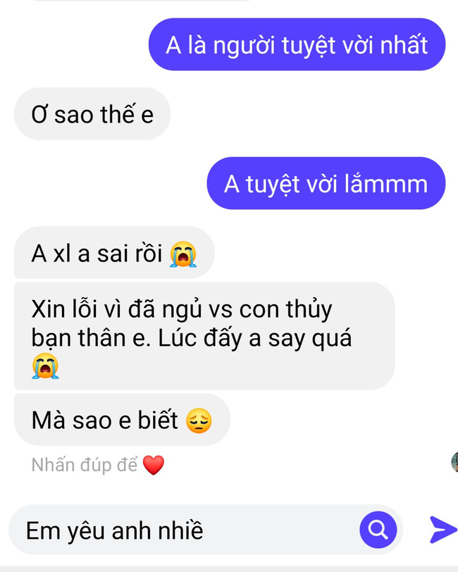 Đua trend nhắn tin nói 'yêu chồng', vợ trẻ bàng hoàng khi chồng có tật giật mình, tự thú ngoại tình theo cách thức khó tin nhất! - 1 Đua trend nhắn tin nói 'yêu chồng', vợ trẻ bàng hoàng khi chồng có tật giật mình, tự thú ngoại tình theo cách thức khó tin nhất! - 1