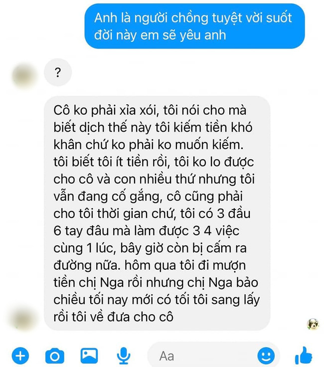 Đua trend nhắn tin nói 'yêu chồng', vợ trẻ bàng hoàng khi chồng có tật giật mình, tự thú ngoại tình theo cách thức khó tin nhất! - 3 Đua trend nhắn tin nói 'yêu chồng', vợ trẻ bàng hoàng khi chồng có tật giật mình, tự thú ngoại tình theo cách thức khó tin nhất! - 3