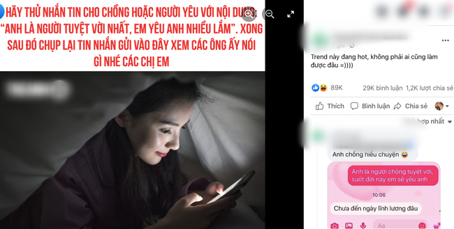 Đua trend nhắn tin nói 'yêu chồng', vợ trẻ bàng hoàng khi chồng có tật giật mình, tự thú ngoại tình theo cách thức khó tin nhất! Đua trend nhắn tin nói 'yêu chồng', vợ trẻ bàng hoàng khi chồng có tật giật mình, tự thú ngoại tình theo cách thức khó tin nhất!