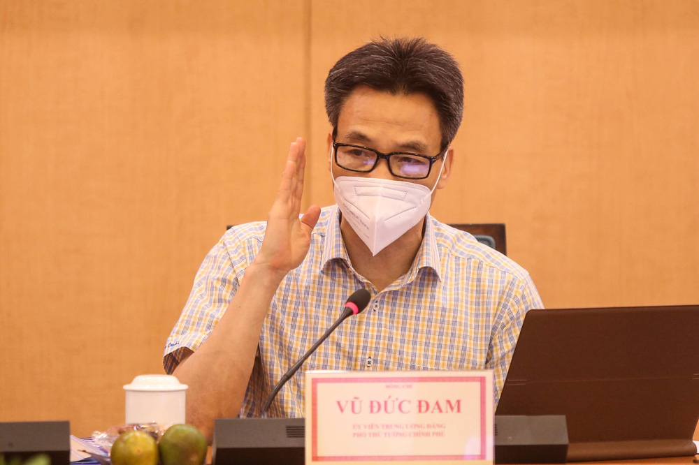 Phó Thủ tướng Vũ Đức Đam: Hà Nội phải sẵn sàng mọi tình huống dịch Covid-19, không để bị động, bất ngờ - 1 Phó Thủ tướng Vũ Đức Đam: Hà Nội phải sẵn sàng mọi tình huống dịch Covid-19, không để bị động, bất ngờ - 1