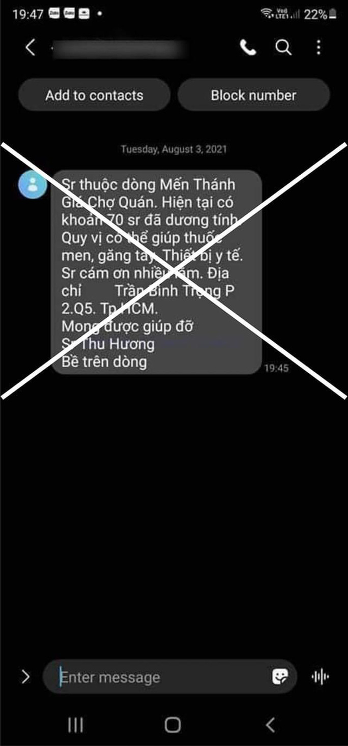 Sự thật thông tin '70 người tại Dòng mến Thánh giá Chợ Quán dương tính' Sự thật thông tin '70 người tại Dòng mến Thánh giá Chợ Quán dương tính'
