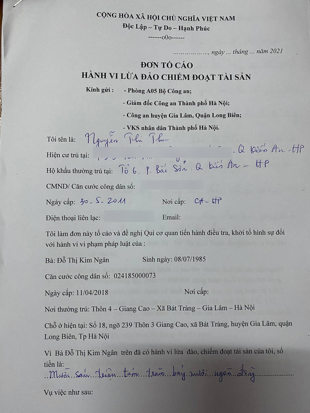 Hàng loạt nạn nhân bức xúc tố cáo chiêu trò lừa đảo tinh vi của 'nữ đại gia Ngân gốm': Bán hàng kiểu chảnh, hàng hiệu nhưng giá rẻ chỉ bằng 1/2, 1/3 thị trường - 9 Hàng loạt nạn nhân bức xúc tố cáo chiêu trò lừa đảo tinh vi của 'nữ đại gia Ngân gốm': Bán hàng kiểu chảnh, hàng hiệu nhưng giá rẻ chỉ bằng 1/2, 1/3 thị trường - 9