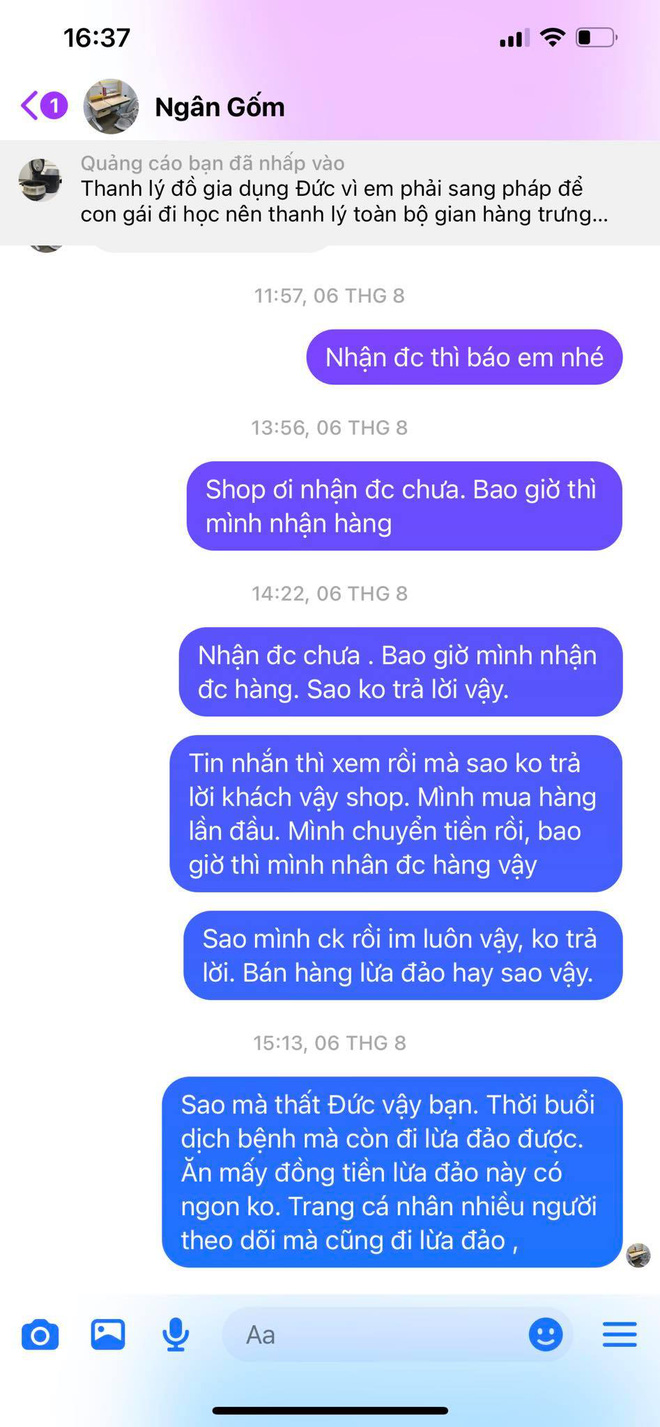 Hàng loạt nạn nhân bức xúc tố cáo chiêu trò lừa đảo tinh vi của 'nữ đại gia Ngân gốm': Bán hàng kiểu chảnh, hàng hiệu nhưng giá rẻ chỉ bằng 1/2, 1/3 thị trường - 11 Hàng loạt nạn nhân bức xúc tố cáo chiêu trò lừa đảo tinh vi của 'nữ đại gia Ngân gốm': Bán hàng kiểu chảnh, hàng hiệu nhưng giá rẻ chỉ bằng 1/2, 1/3 thị trường - 11