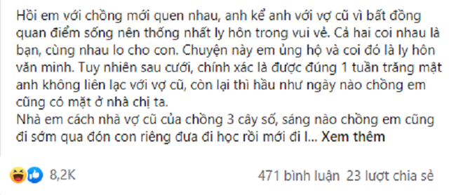 Nửa đêm vợ cũ gọi, chồng bật dậy định sang ngay nhưng còn chưa kịp xỏ giày thì đã vội quay về giường khi nhìn thấy thứ ngoài cửa Nửa đêm vợ cũ gọi, chồng bật dậy định sang ngay nhưng còn chưa kịp xỏ giày thì đã vội quay về giường khi nhìn thấy thứ ngoài cửa