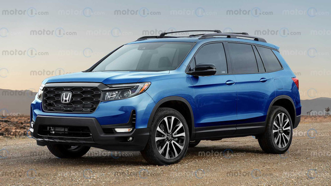 Honda Passport 2022 sắp ra mắt - Đối thủ tiềm năng của Hyundai Santa Fe và Kia Sorento - 1
