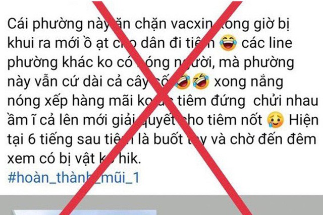Hà Nội: Cô gái trẻ bị xử phạt vì tung tin 'phường ăn chặn vắc xin COVID-19' Hà Nội: Cô gái trẻ bị xử phạt vì tung tin 'phường ăn chặn vắc xin COVID-19'