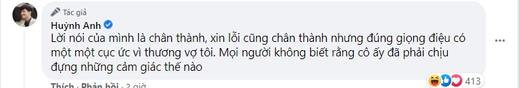 Vụ Huỳnh Anh phát ngôn kém duyên về Hoàng Oanh: Bạn gái 'single mom' bị công kích nặng nề, nam diễn viên chính thức xin lỗi tình cũ, khép lại drama - 1 Vụ Huỳnh Anh phát ngôn kém duyên về Hoàng Oanh: Bạn gái 'single mom' bị công kích nặng nề, nam diễn viên chính thức xin lỗi tình cũ, khép lại drama - 1