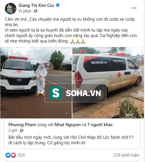 Giang Kim Cúc bị tố cướp xe cứu thương: 'Đại chiến' giữa hai nhóm từ thiện 0 đồng nổi tiếng Giang Kim Cúc bị tố cướp xe cứu thương: 'Đại chiến' giữa hai nhóm từ thiện 0 đồng nổi tiếng