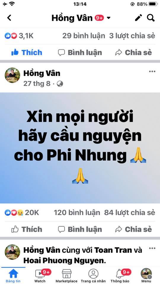 NS Hồng Vân bức xúc vì bị mạo danh tung tin tức tiêu cực về bệnh tình của Phi Nhung - 1 NS Hồng Vân bức xúc vì bị mạo danh tung tin tức tiêu cực về bệnh tình của Phi Nhung - 1