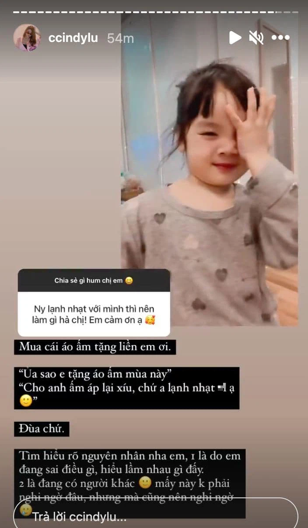 Giữa tin đồn chia tay Đạt G, Cindy Lư nêu 2 quan điểm: Bị tình cũ người yêu xoáy và có kẻ thứ 3 vì bị đối xử lạnh nhạt - 1 Giữa tin đồn chia tay Đạt G, Cindy Lư nêu 2 quan điểm: Bị tình cũ người yêu xoáy và có kẻ thứ 3 vì bị đối xử lạnh nhạt - 1