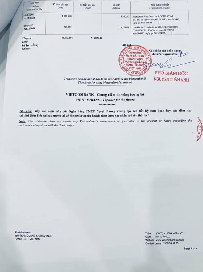 Thuỷ Tiên công bố 18.000 trang sao kê ngân hàng, làm rõ các khoản thu - chi và chốt 1 ý đặc biệt quan trọng - 10 Thuỷ Tiên công bố 18.000 trang sao kê ngân hàng, làm rõ các khoản thu - chi và chốt 1 ý đặc biệt quan trọng - 10
