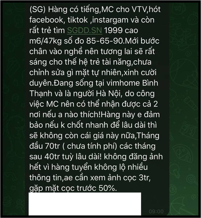 Đột nhập group ngã giá thân xác của 'các bé' 2k4 - 2k5 tìm người bao nuôi: Hét giá 150 triệu/đêm, đặt cọc 50% để gặp, 'boom hàng' thì sale - 7 Đột nhập group ngã giá thân xác của 'các bé' 2k4 - 2k5 tìm người bao nuôi: Hét giá 150 triệu/đêm, đặt cọc 50% để gặp, 'boom hàng' thì sale - 7