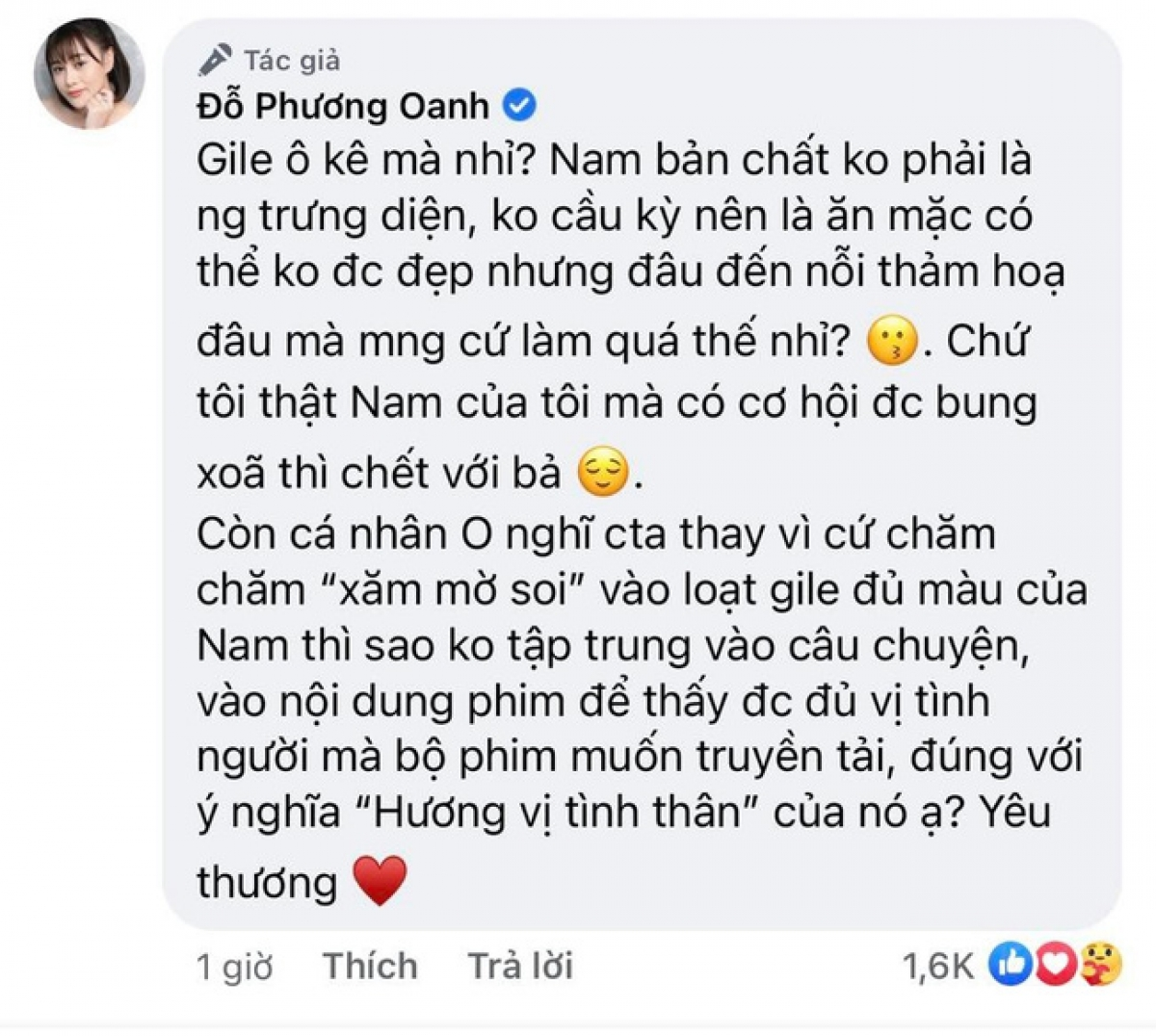 Hương vị tình thân: Nam lại bị soi trang phục, dân mạng tranh cãi chuyện Phương Oanh hễ bị chê là cãi tay đôi với khán giả - 17 Hương vị tình thân: Nam lại bị soi trang phục, dân mạng tranh cãi chuyện Phương Oanh hễ bị chê là cãi tay đôi với khán giả - 17