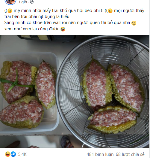 Nấu canh khổ qua nhồi thịt khiến cộng đồng mạng than "vào nồi mà vẫn chưa hết khổ!", nhưng lại bất ngờ thành quả cuối cùng - 1 Nấu canh khổ qua nhồi thịt khiến cộng đồng mạng than "vào nồi mà vẫn chưa hết khổ!", nhưng lại bất ngờ thành quả cuối cùng - 1