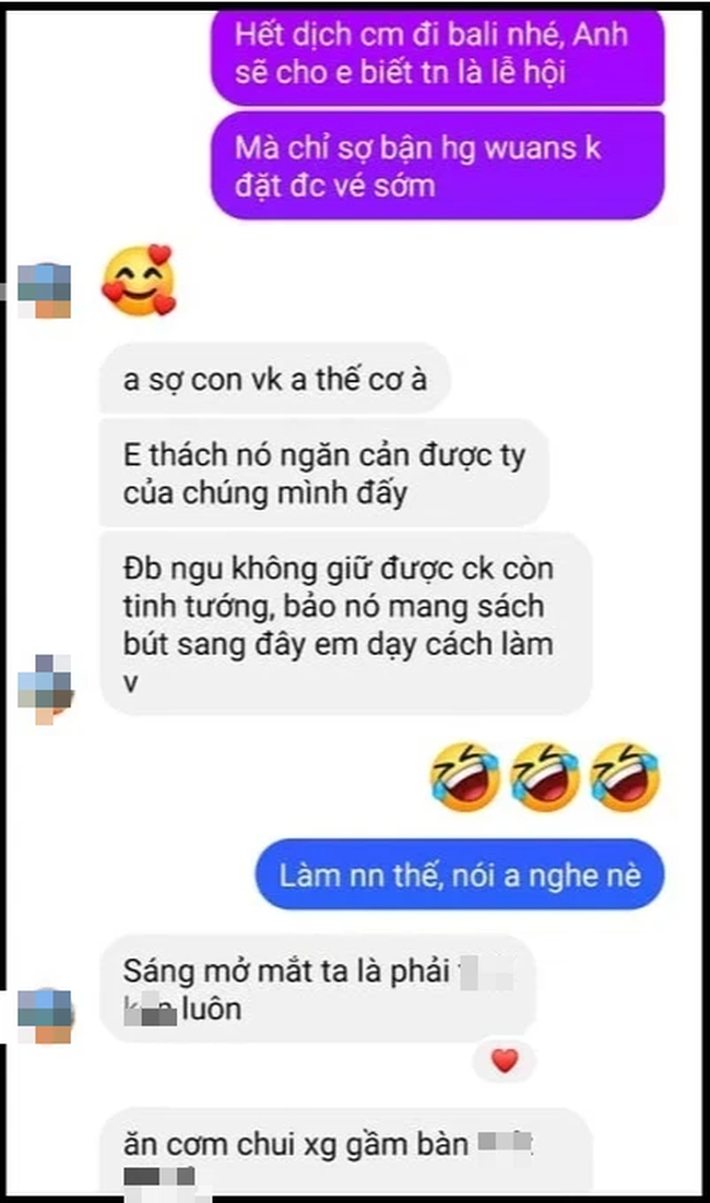 Đọc đoạn chat 18+ trong điện thoại chồng, vợ xử lý siêu ngầu sau câu thách thức của tiểu tam: 'Sang em dạy cách làm vợ' - 1 Đọc đoạn chat 18+ trong điện thoại chồng, vợ xử lý siêu ngầu sau câu thách thức của tiểu tam: 'Sang em dạy cách làm vợ' - 1