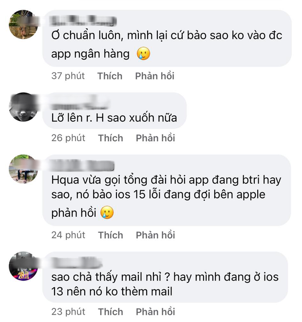 Nhiều người dùng iPhone gặp lỗi đăng nhập app Vietcombank, ngân hàng bất ngờ gửi email khuyến nghị về việc nâng cấp lên iOS 15 - 1 Nhiều người dùng iPhone gặp lỗi đăng nhập app Vietcombank, ngân hàng bất ngờ gửi email khuyến nghị về việc nâng cấp lên iOS 15 - 1