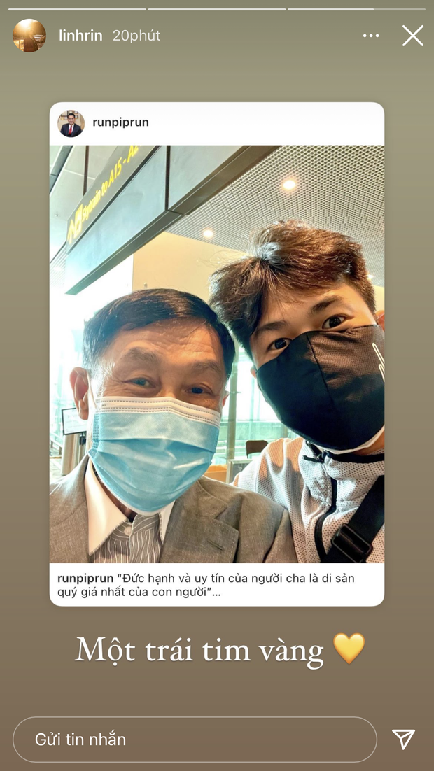 Linh Rin dùng 4 chữ để nói về bố chồng tương lai, tỷ phú Johnathan Hạnh Nguyễn biết được chắc mát lòng lắm đây Linh Rin dùng 4 chữ để nói về bố chồng tương lai, tỷ phú Johnathan Hạnh Nguyễn biết được chắc mát lòng lắm đây