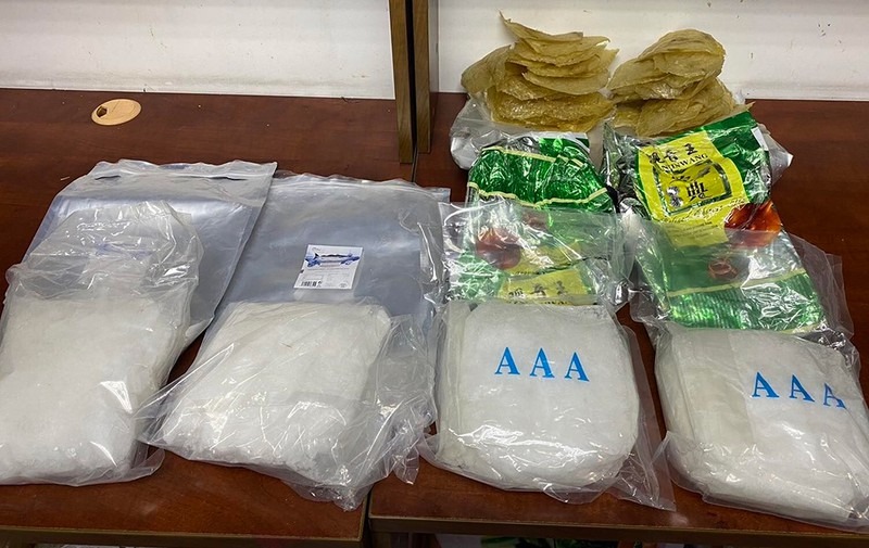 Bắt gần 5kg ma túy trong cá khô và sứa biển xuất đi Australia - 1 Bắt gần 5kg ma túy trong cá khô và sứa biển xuất đi Australia - 1