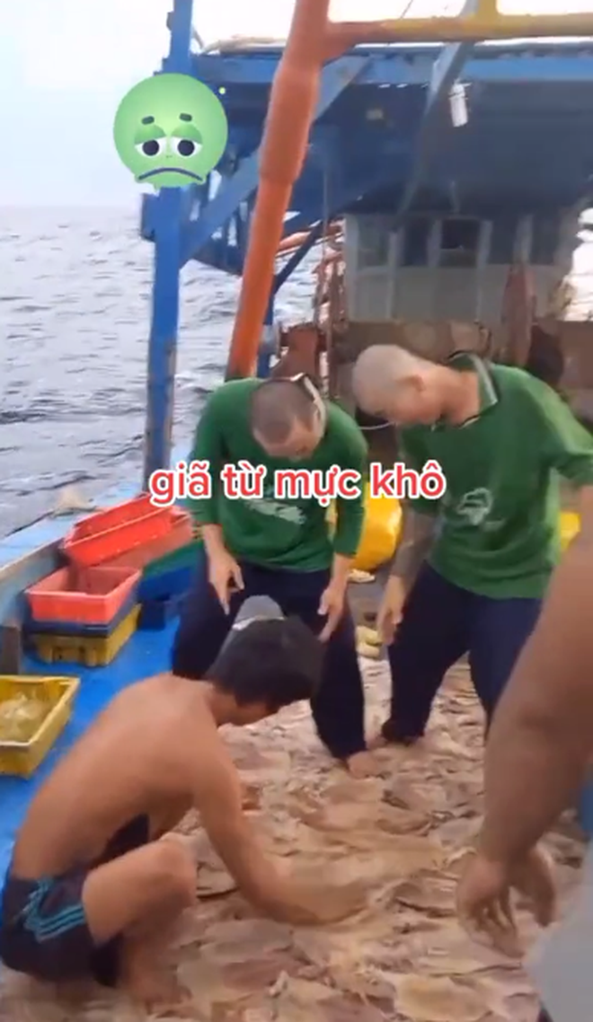 Cảnh làm mực khô trên biển khiến dân tình tranh cãi vì quá mất vệ sinh, ai hay ăn tốt nhất đừng nên xem - 5 Cảnh làm mực khô trên biển khiến dân tình tranh cãi vì quá mất vệ sinh, ai hay ăn tốt nhất đừng nên xem - 5