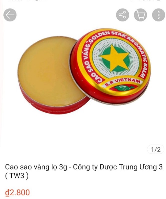 Cao Sao Vàng 3.000 đồng/hộp ở Việt Nam đang gây 'sốt' ở nhiều nước, sốc nhất giá bán cao nhất lên đến 1,4 triệu đồng/hộp Cao Sao Vàng 3.000 đồng/hộp ở Việt Nam đang gây 'sốt' ở nhiều nước, sốc nhất giá bán cao nhất lên đến 1,4 triệu đồng/hộp