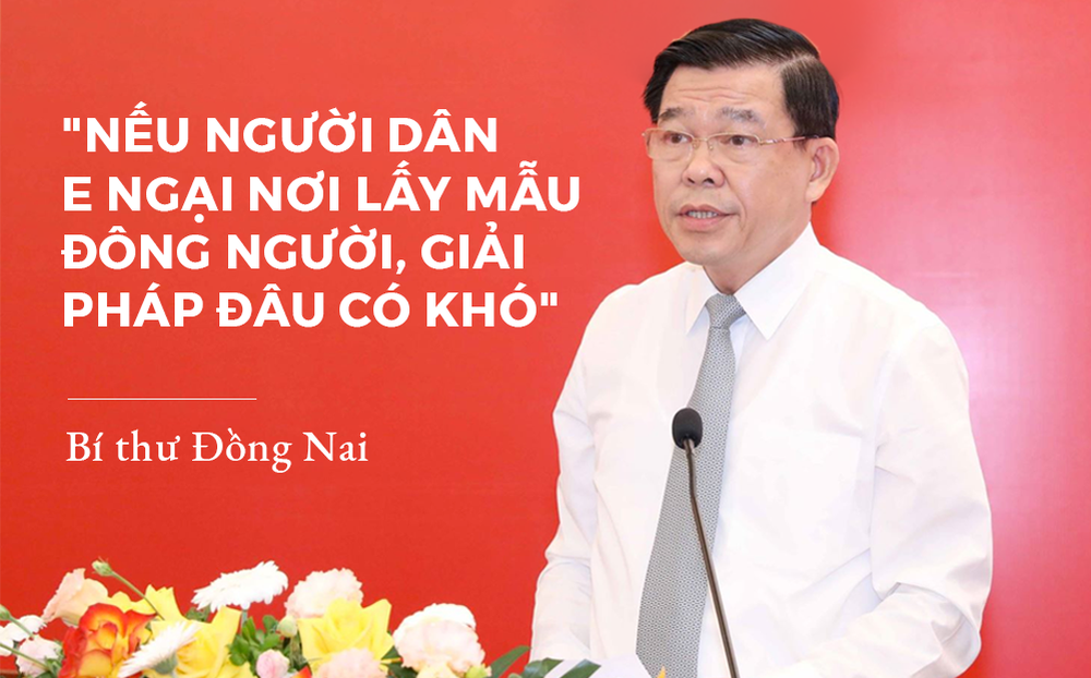 Bí Thư Đồng Nai: 'Cấm dùng bạo lực cưỡng chế người dân lấy mẫu - Cần thiết có thể xử phạt hành chính ngay tại chỗ' Bí Thư Đồng Nai: 'Cấm dùng bạo lực cưỡng chế người dân lấy mẫu - Cần thiết có thể xử phạt hành chính ngay tại chỗ'