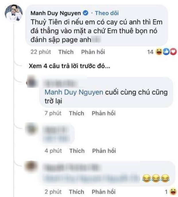 Rộ nghi vấn Duy Mạnh tố Thuỷ Tiên - Trấn Thành 'đánh sập' Facebook cá nhân, chính chủ lên tiếng! - 2 Rộ nghi vấn Duy Mạnh tố Thuỷ Tiên - Trấn Thành 'đánh sập' Facebook cá nhân, chính chủ lên tiếng! - 2