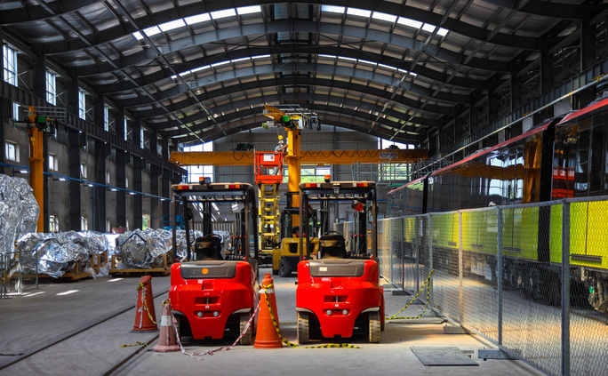 Cận cảnh 10 đoàn tàu tuyến Metro Nhổn - ga Hà Nội sẵn sàng chạy thử nghiệm - 2 Cận cảnh 10 đoàn tàu tuyến Metro Nhổn - ga Hà Nội sẵn sàng chạy thử nghiệm - 2