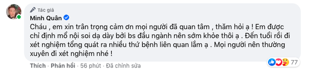Một nam ca sĩ phải nhập viện phẫu thuật, Quang Hà, Phương Oanh và dàn sao vô cùng lo lắng - 3 Một nam ca sĩ phải nhập viện phẫu thuật, Quang Hà, Phương Oanh và dàn sao vô cùng lo lắng - 3