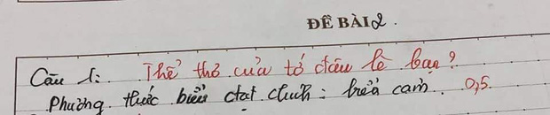 Học trò làm thiếu một câu vẫn được giáo viên chấm 8,3 điểm, đọc sang lời phê mà không ai nhịn được cười - 1 Học trò làm thiếu một câu vẫn được giáo viên chấm 8,3 điểm, đọc sang lời phê mà không ai nhịn được cười - 1