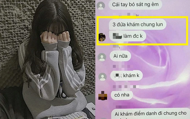 Cô gái trong vụ bị 10 thanh niên lập group chat suy đồi dàn trận đưa 'lên giường': Sốc đến mức tự tử, yêu cầu cả nhóm phải công khai xin lỗi - 1 Cô gái trong vụ bị 10 thanh niên lập group chat suy đồi dàn trận đưa 'lên giường': Sốc đến mức tự tử, yêu cầu cả nhóm phải công khai xin lỗi - 1
