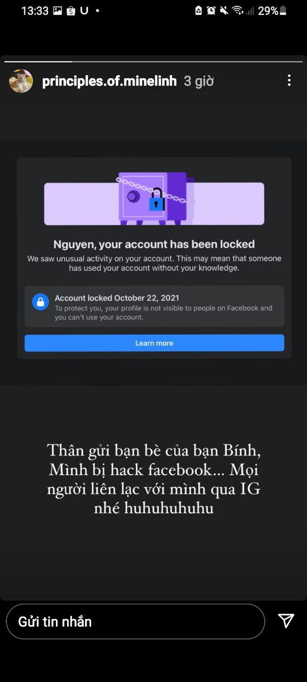 Nóng: Nhiều tài khoản Facebook bị khoá không rõ lý do - 1 Nóng: Nhiều tài khoản Facebook bị khoá không rõ lý do - 1